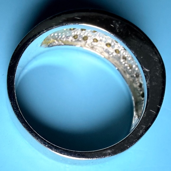 Silver toned Band Ring - Picture 3 of 7